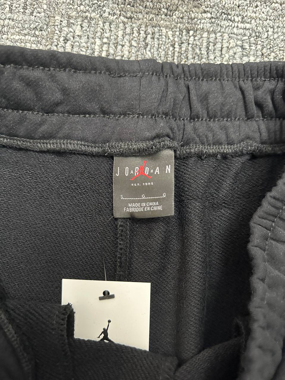 Jrdn Jumpman Logo Fleece Şort - Siyah