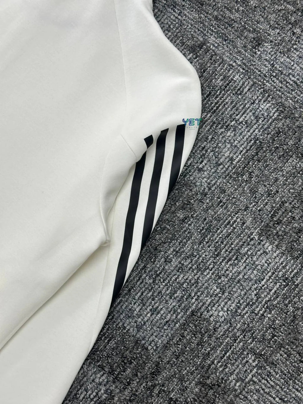 Future Icon 3-Stripes Hırka - Ekru Beyaz