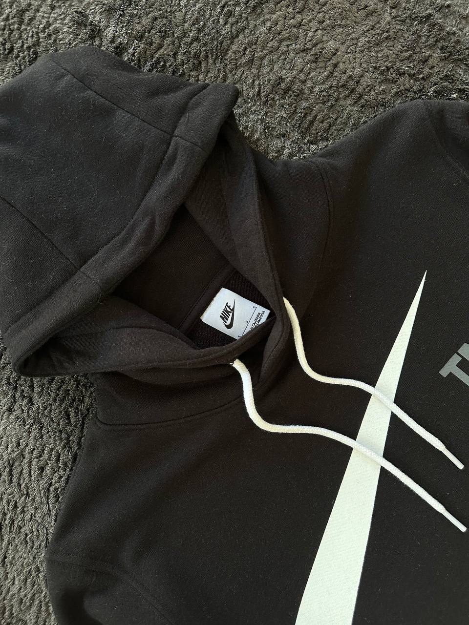 Semi-Brushed Back Hoodie - Siyah