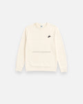 Club Fleece Sweatshirt - Ekru Beyaz