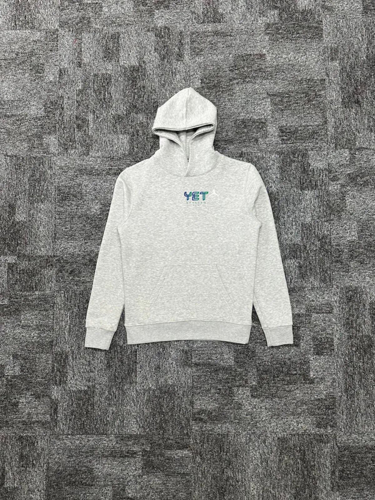 Jrdn Brooklyn Fleece Hoodie - Gri Melanj
