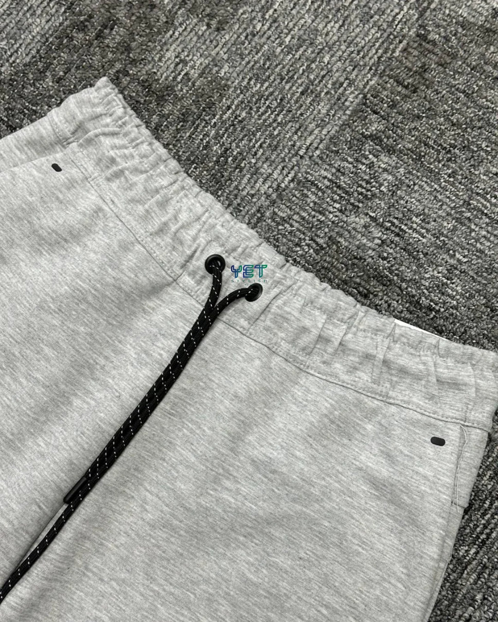 Tech Fleece Şort - Gri Melanj
