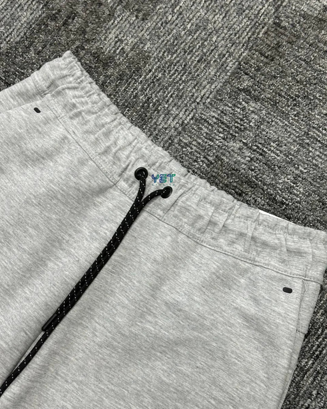 Tech Fleece Şort - Gri Melanj