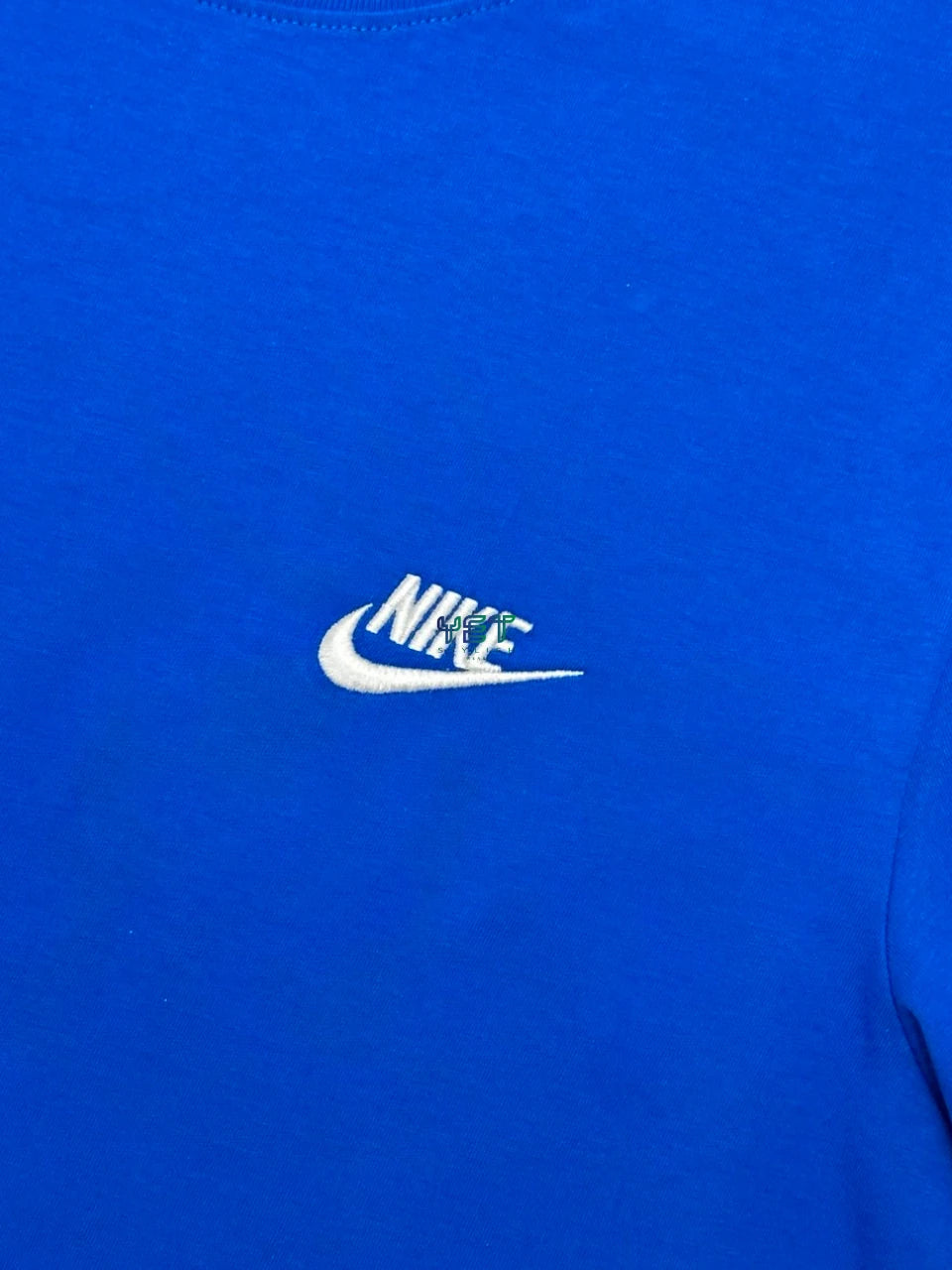 Club Fleece Tişört - Saks Mavisi