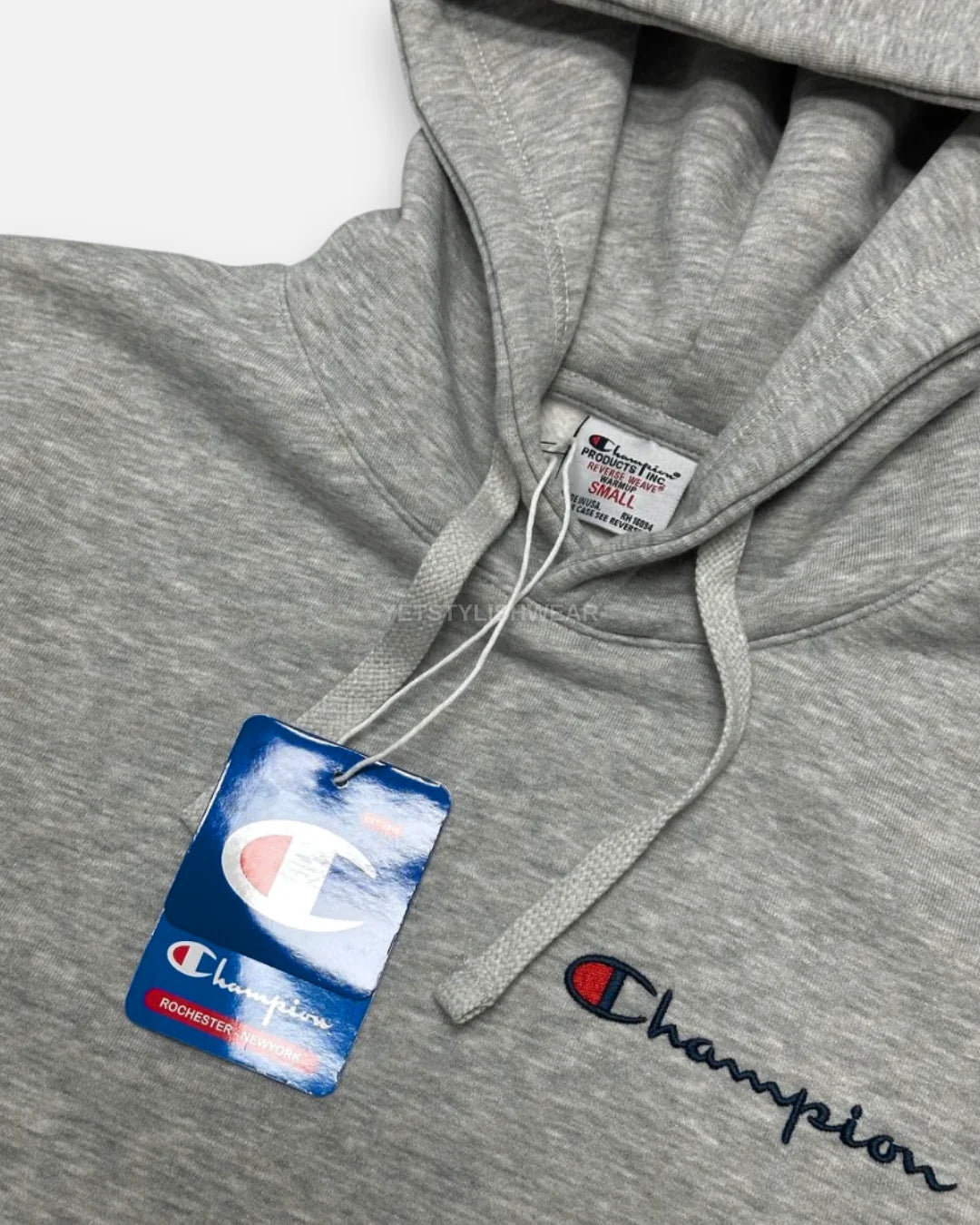 Powerblend Fleece Hoodie - Gri Melanj