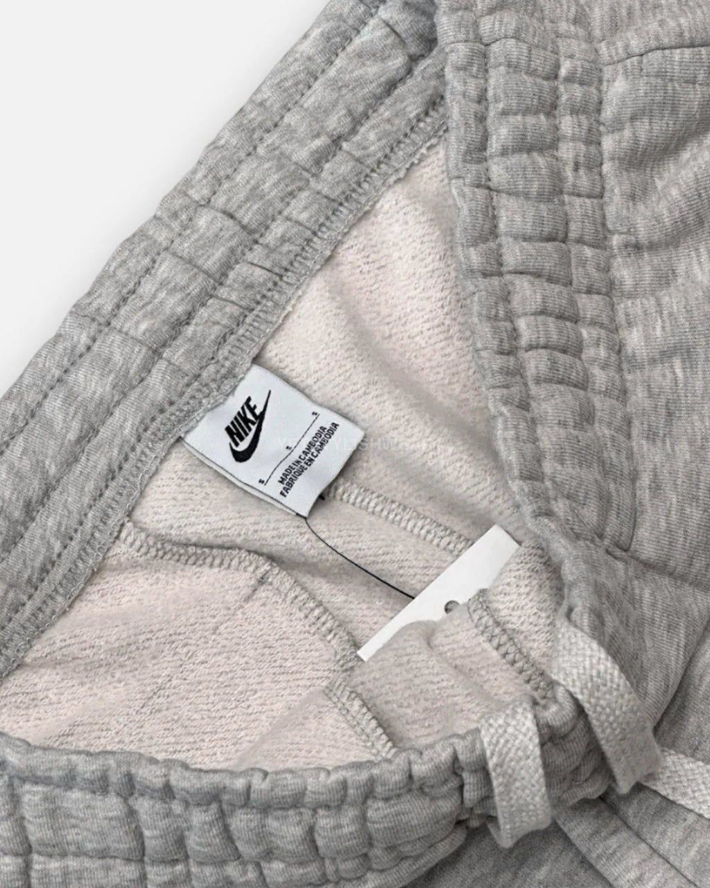 Club Fleece Eşofman Altı (Lastik Paça) - Gri Melanj