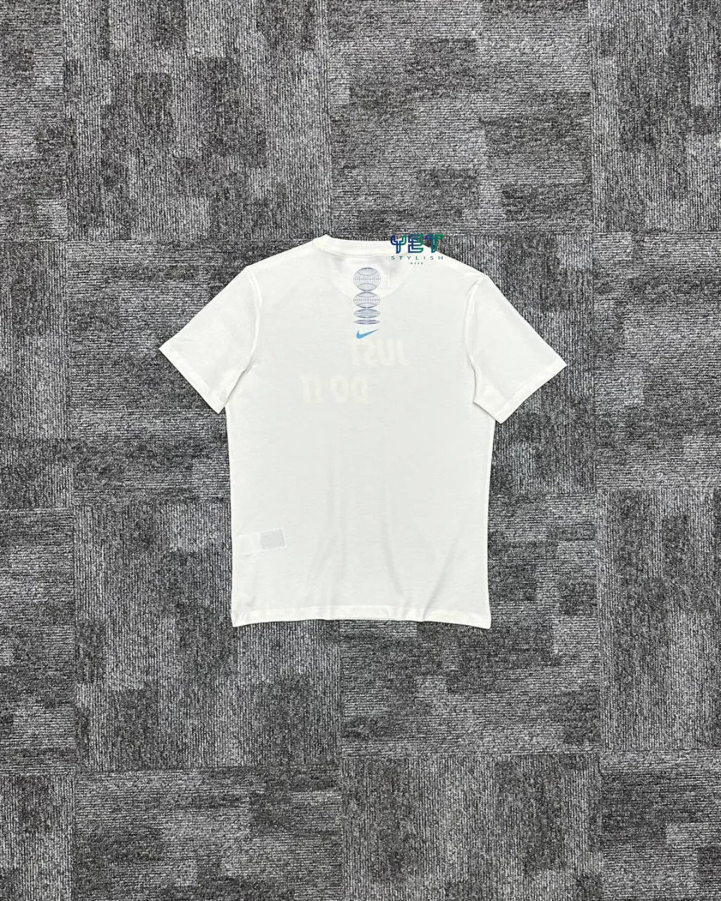 Just Do It Tişört - Ekru Beyaz