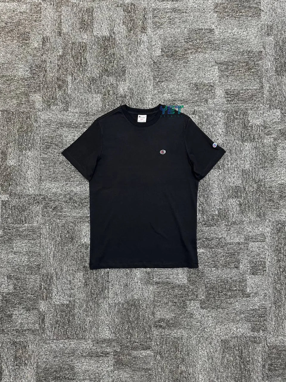 Crewneck Mini Logo Tişört - Siyah