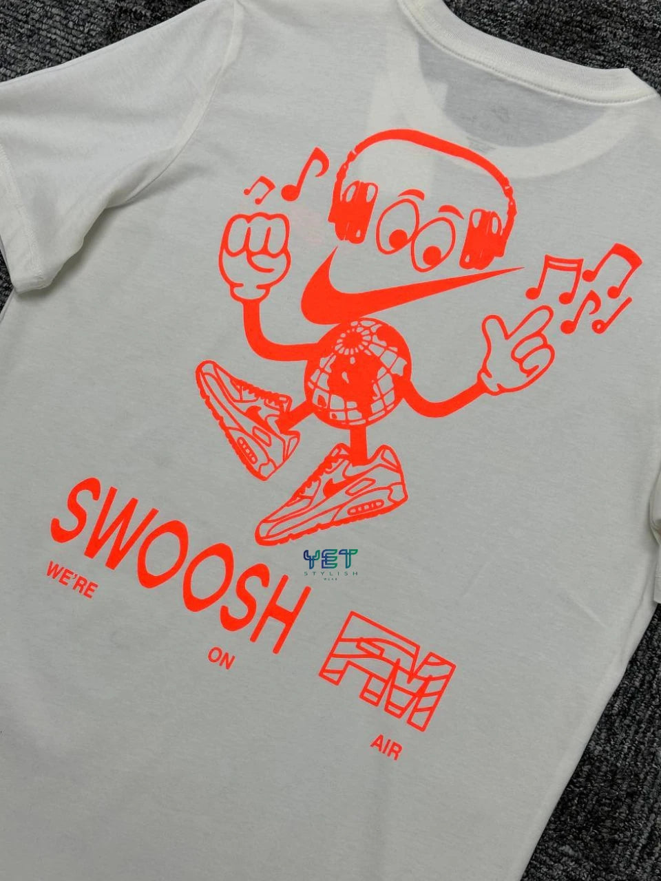 Sportswear OC LBR Tişört - Ekru Beyaz