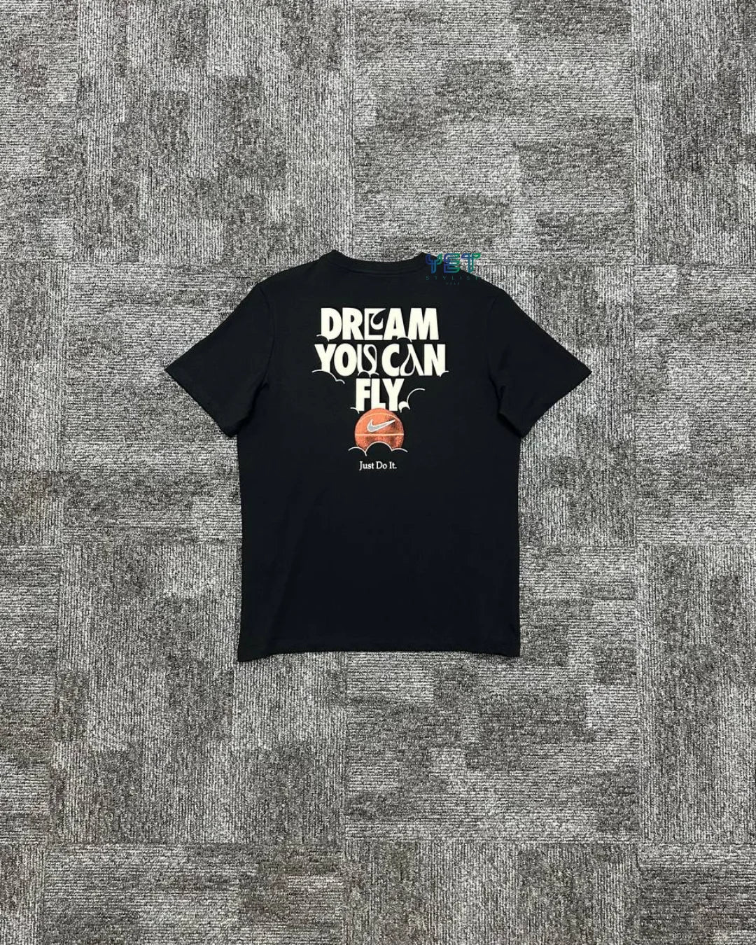 Max90 "Dream You Can Fly" Tişört - Siyah