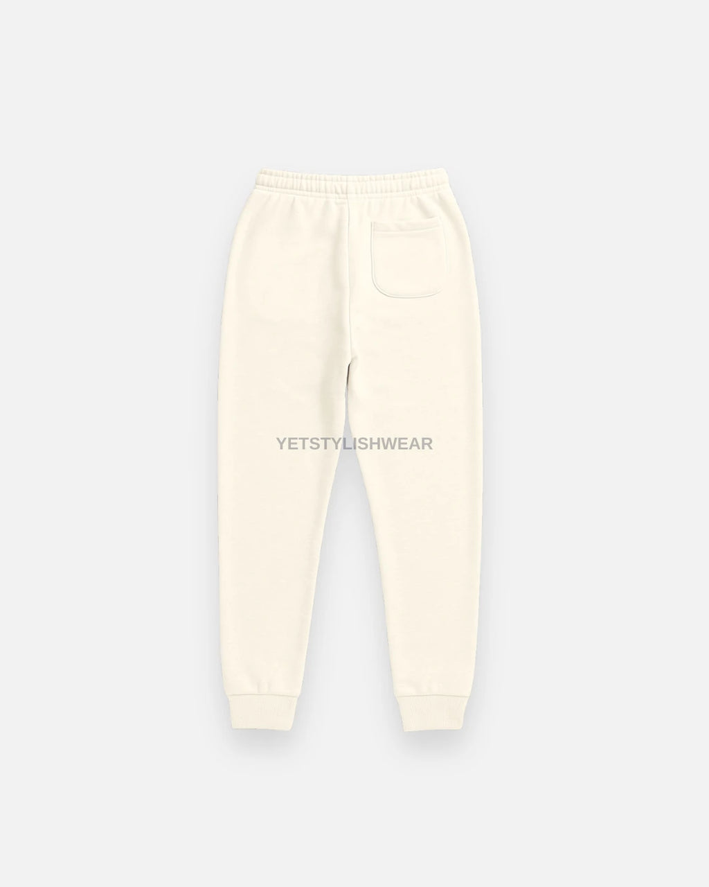 Small Script Logo Fleece Eşofman Altı - Ekru Beyaz