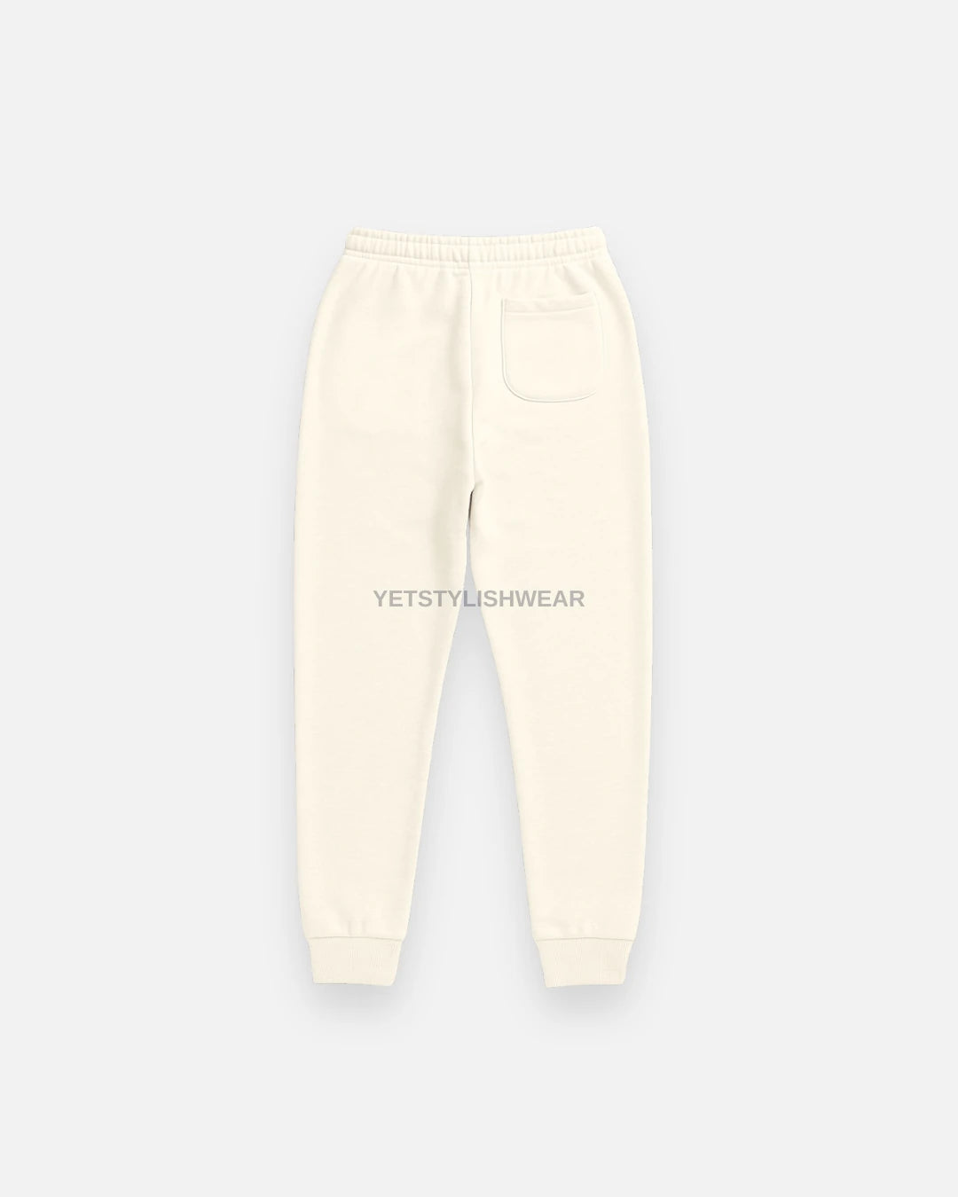 Small Script Logo Fleece Eşofman Altı - Ekru Beyaz