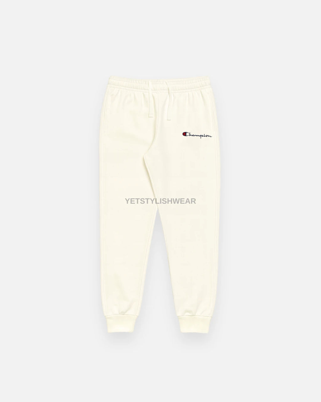 Small Script Logo Fleece Eşofman Altı - Ekru Beyaz