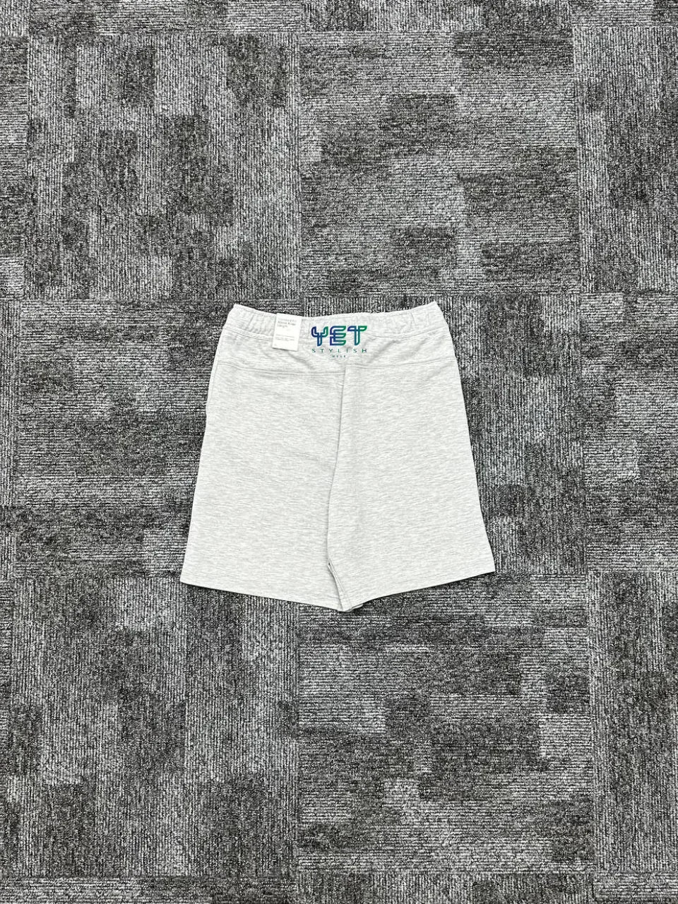 Tech Fleece Windrunner Şort - Gri Melanj