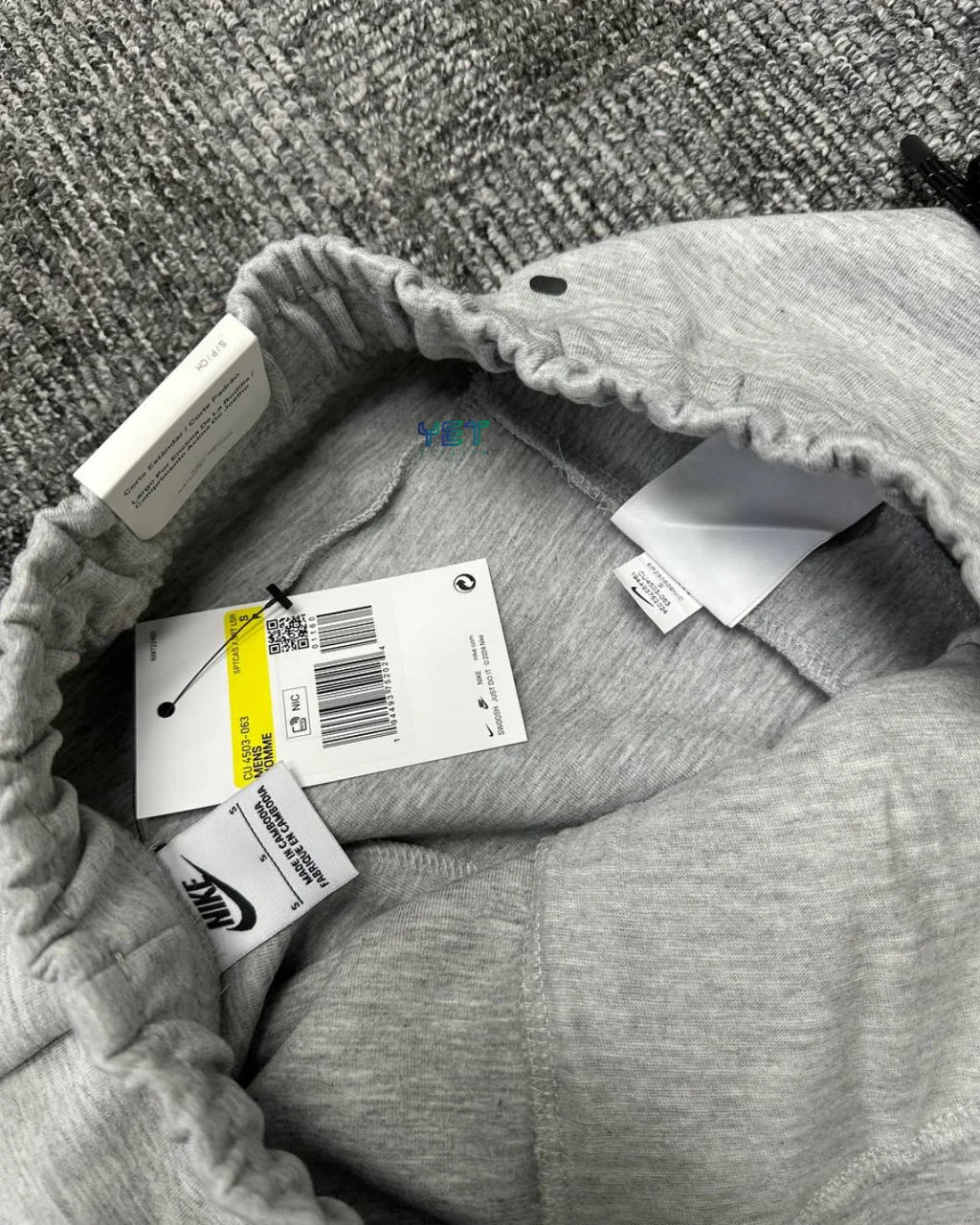 Tech Fleece Şort - Gri Melanj