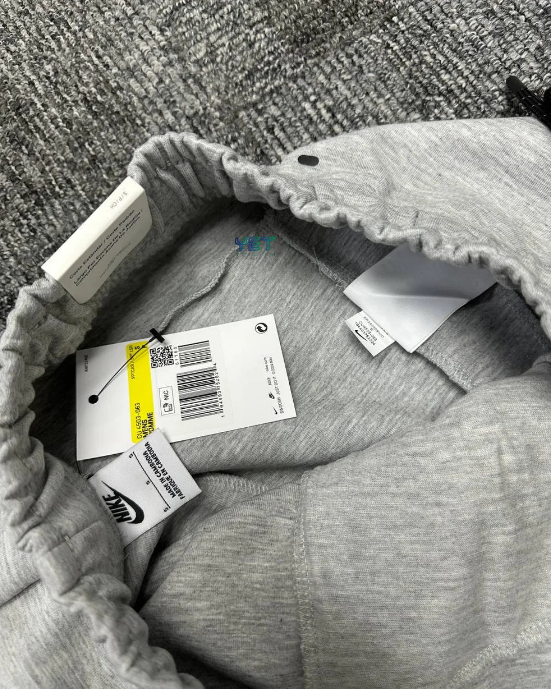 Tech Fleece Şort - Gri Melanj