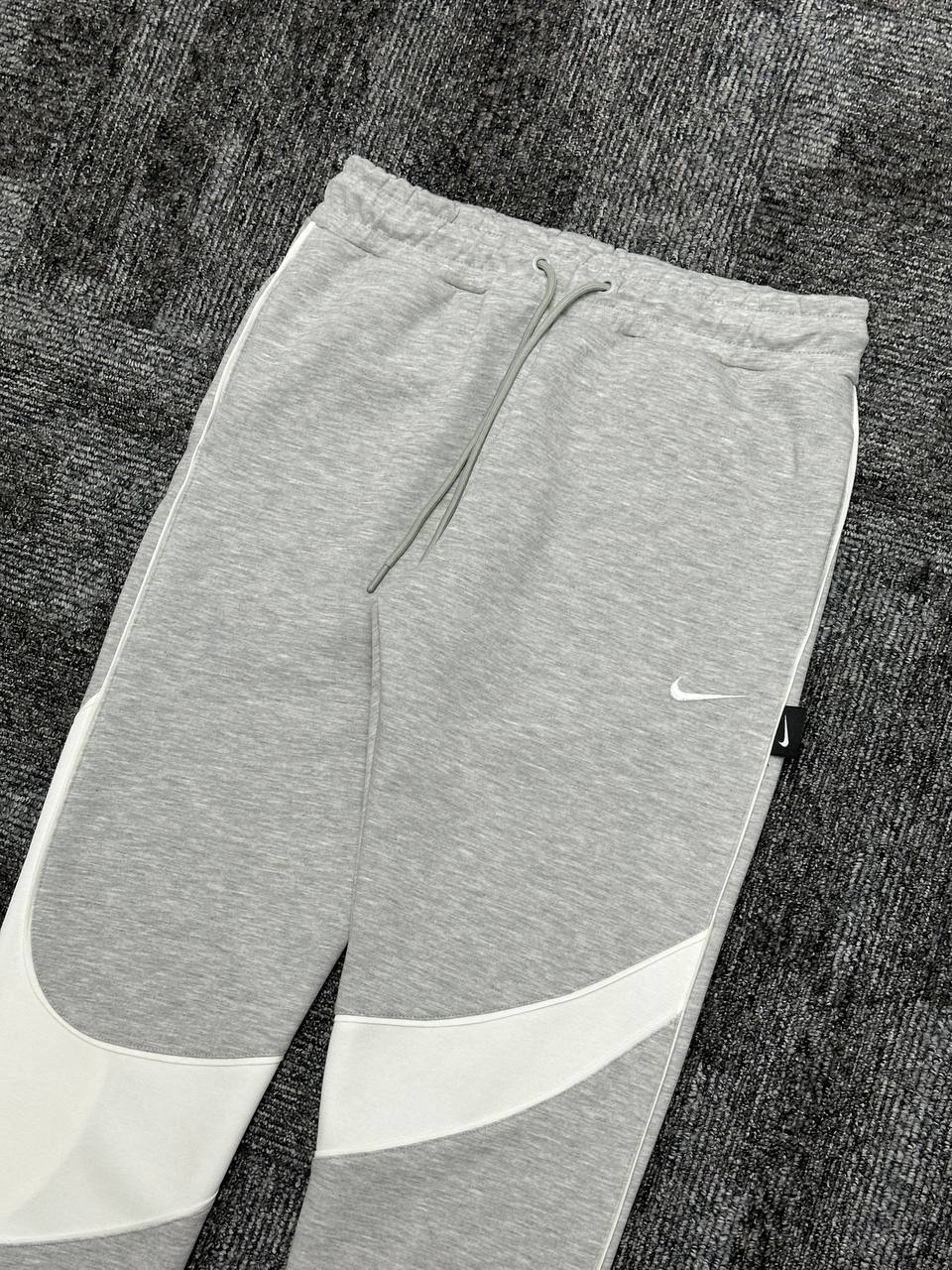 Swoosh Fleece HZ Eşofman Altı - Gri Melanj