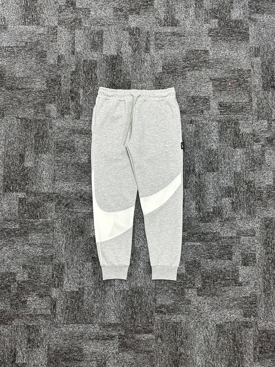 Swoosh Fleece HZ Eşofman Altı - Gri Melanj
