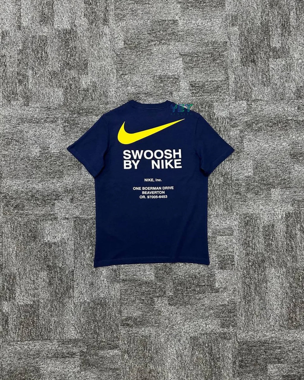 Big Swoosh Tişört - Lacivert