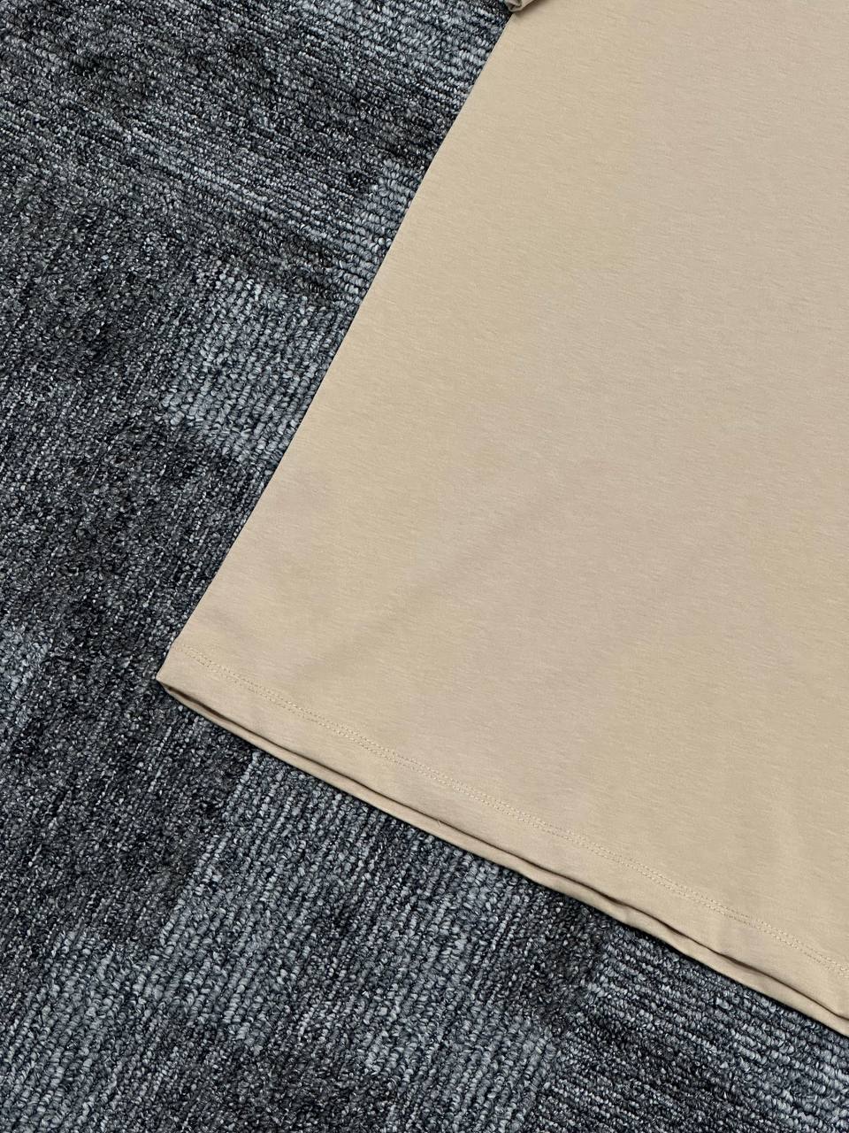 Crewneck Tişört - Krem