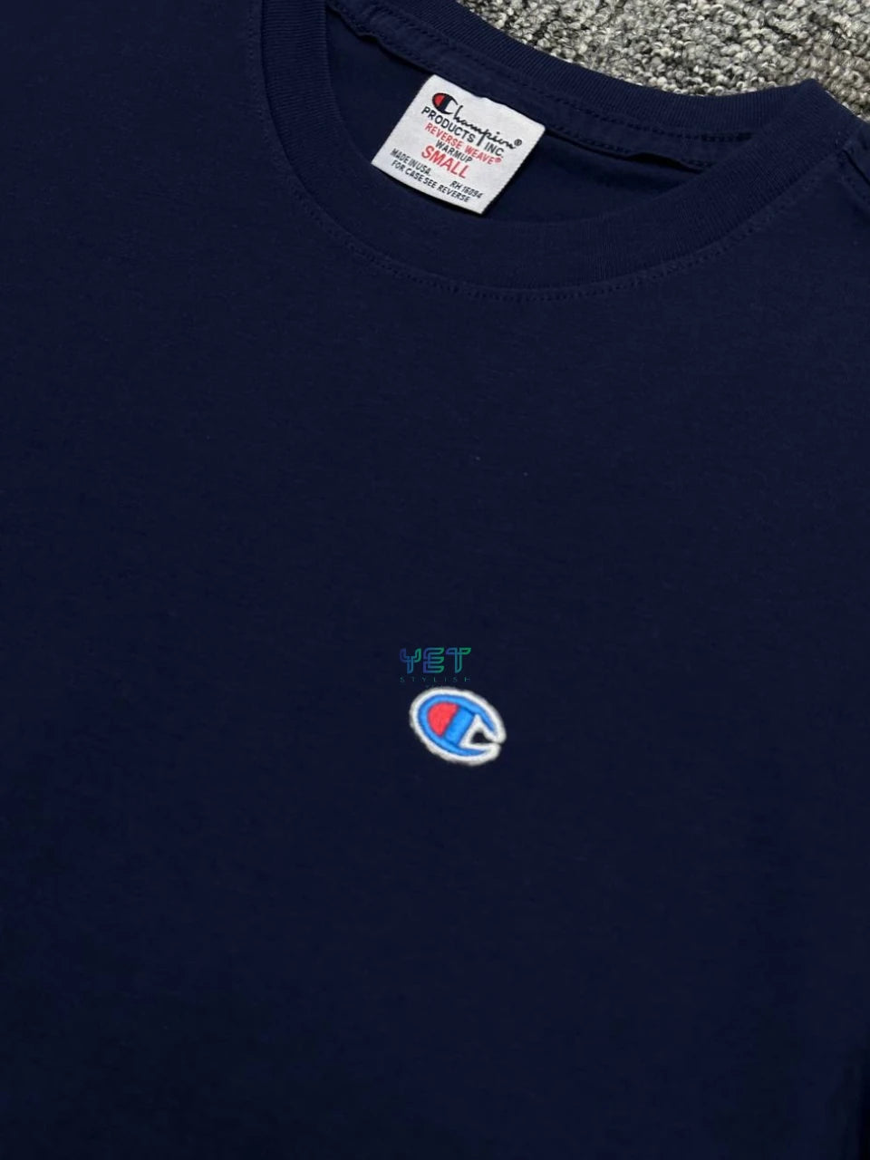 Crewneck Mini Logo Tişört - Lacivert