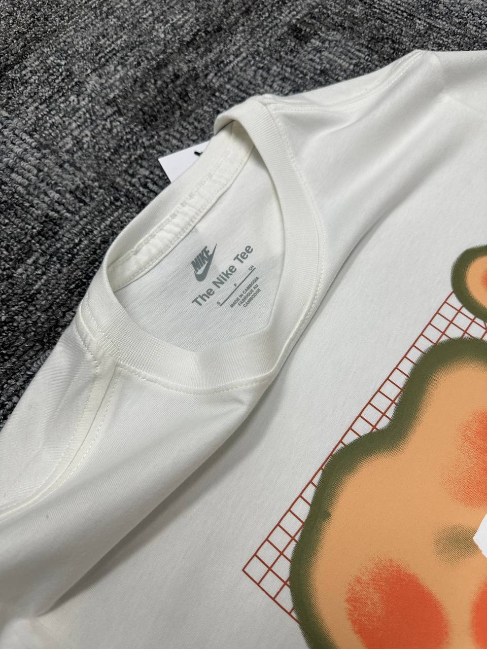 Sportswear Thermal Graphic Tişört - Ekru Beyaz