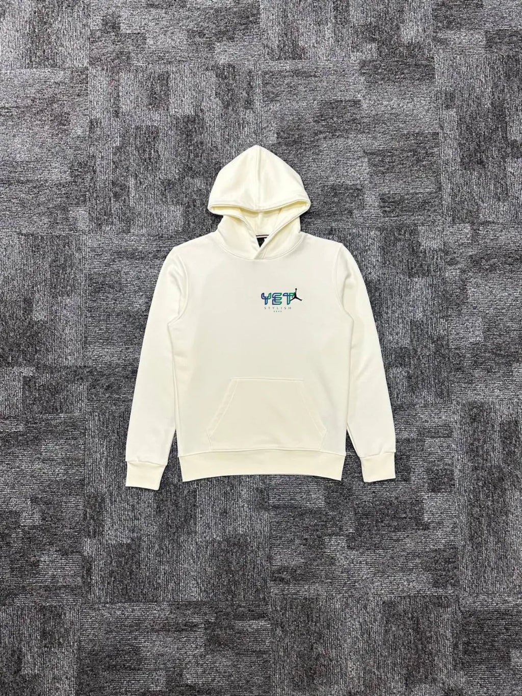 Jrdn Brooklyn Fleece Hoodie - Ekru Beyaz