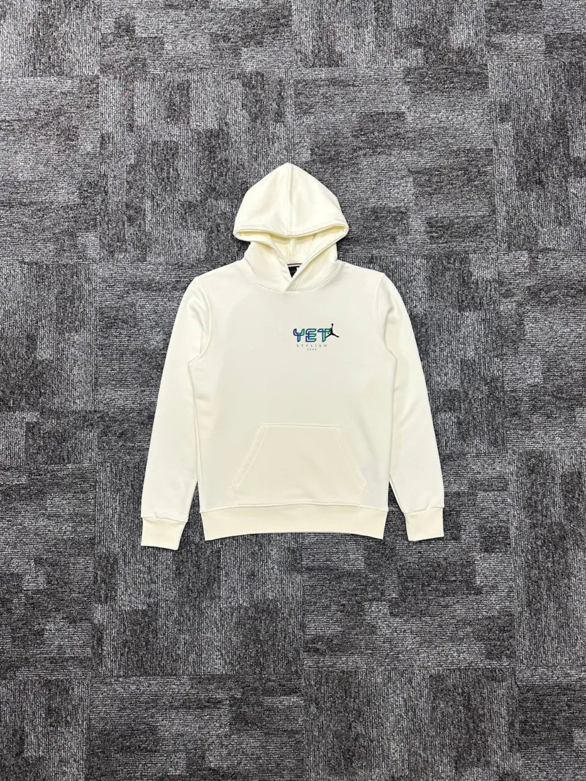 Jrdn Brooklyn Fleece Hoodie - Ekru Beyaz