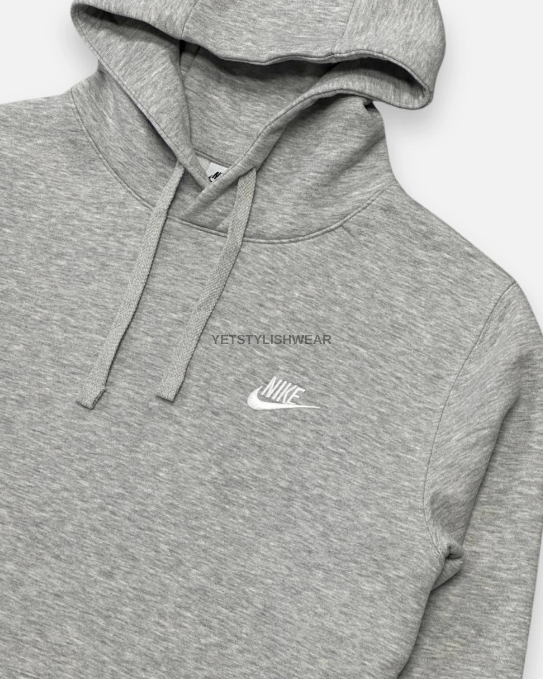 Club Fleece Hoodie - Gri Melanj