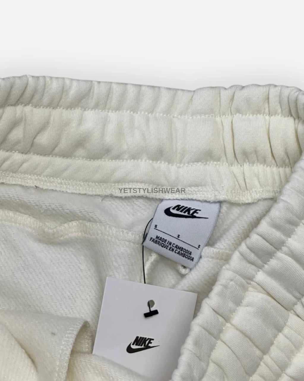 Sporswear Club Fleece Alumni Eşofman Altı - Ekru Beyaz