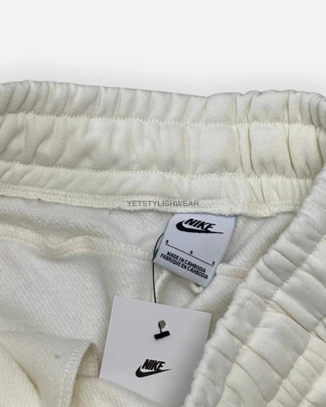 Sporswear Club Fleece Alumni Eşofman Altı - Ekru Beyaz