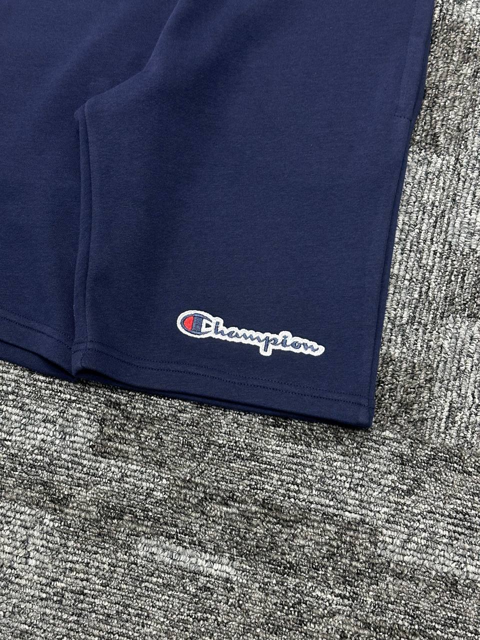 Heavyweight Jersey Script Şort - Lacivert