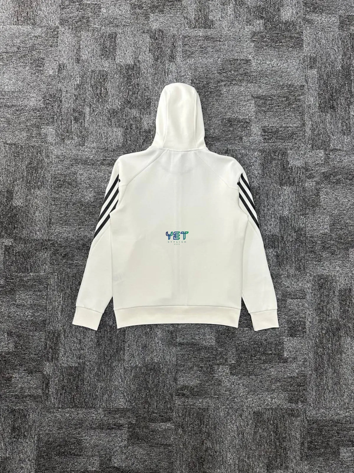 Future Icon 3-Stripes Hırka - Ekru Beyaz