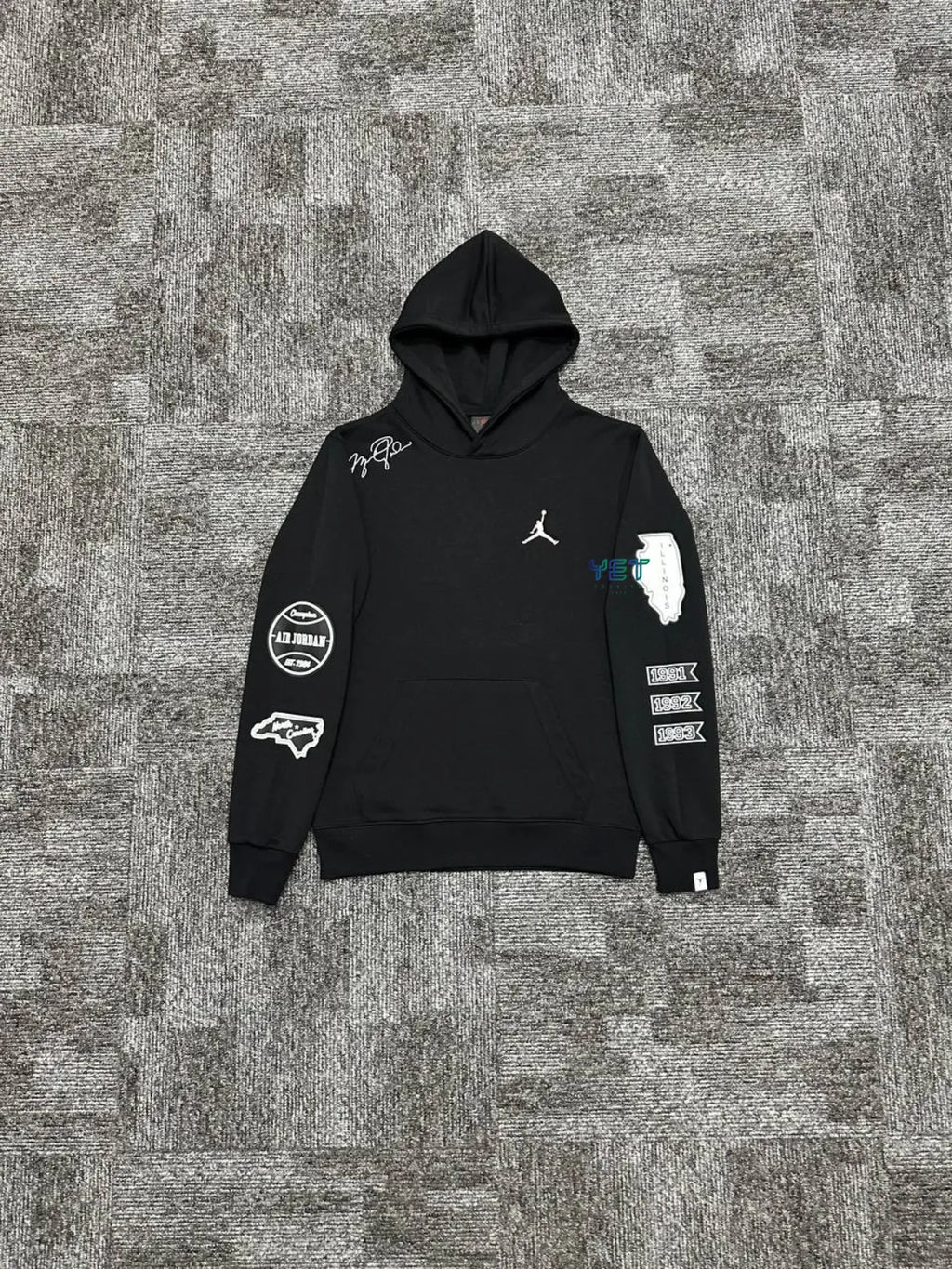 Jrdn Essentials Fleece Hoodie - Siyah