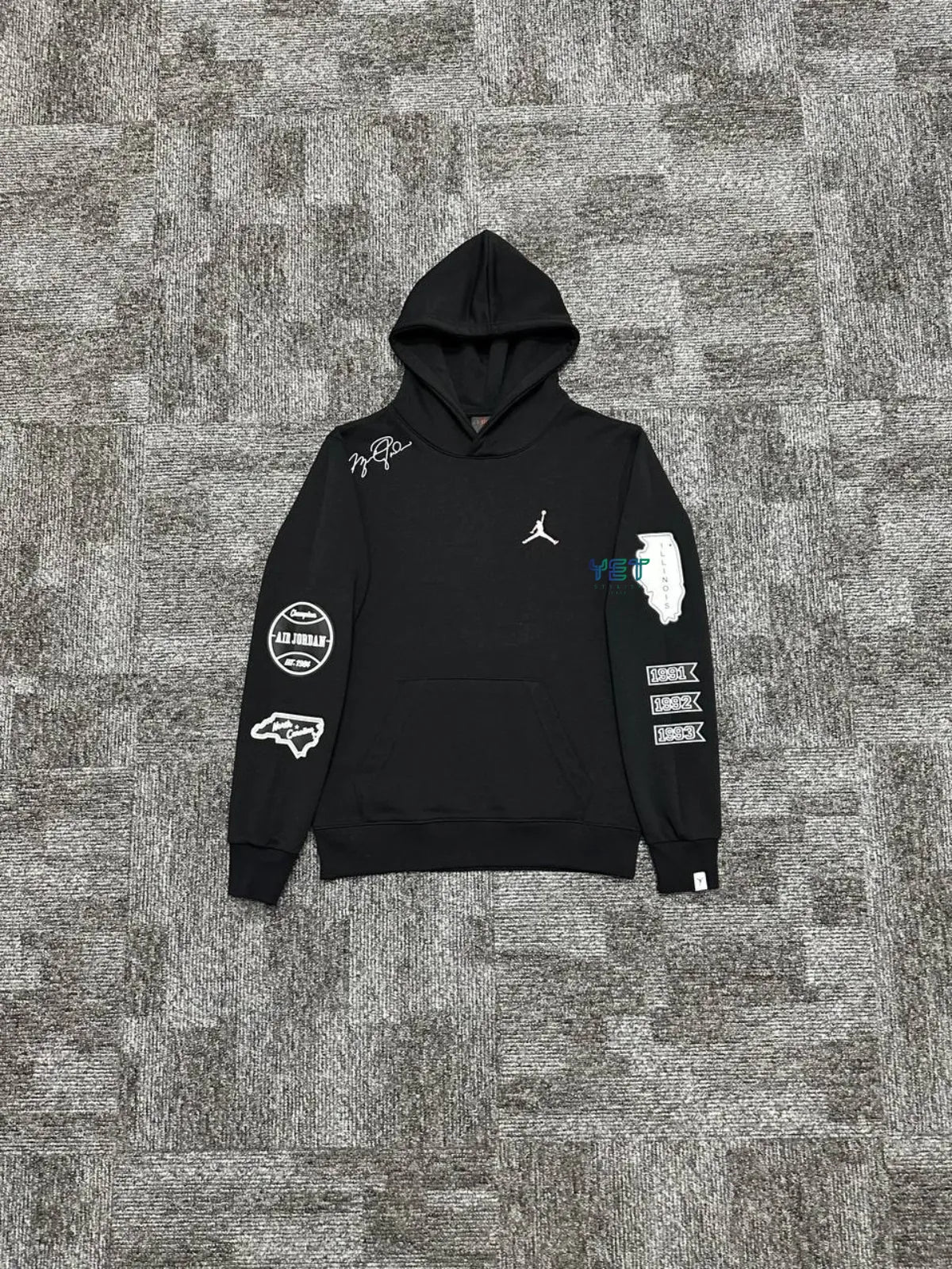 Jrdn Essentials Fleece Hoodie - Siyah