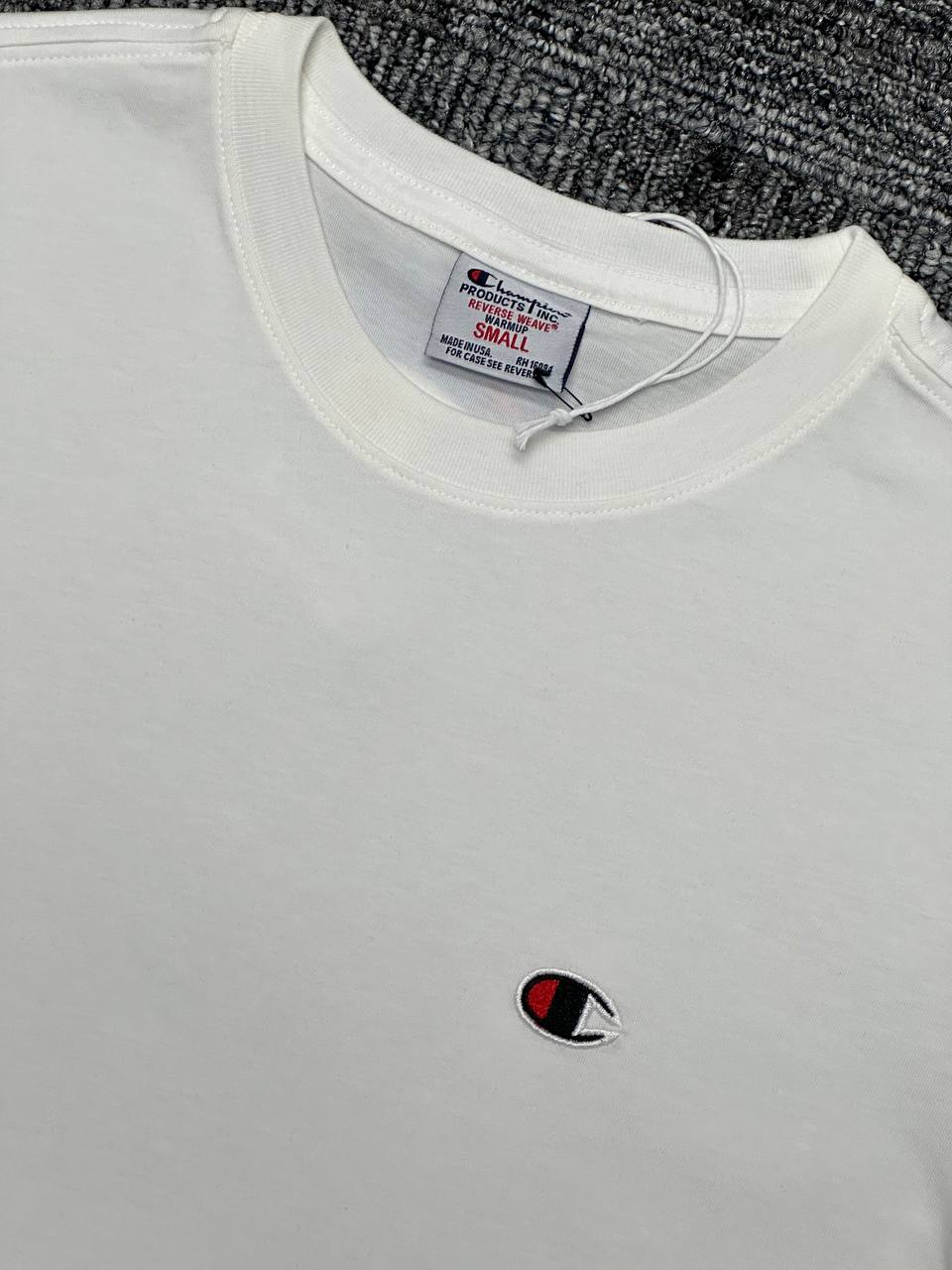 Crewneck Tişört - Ekru Beyaz