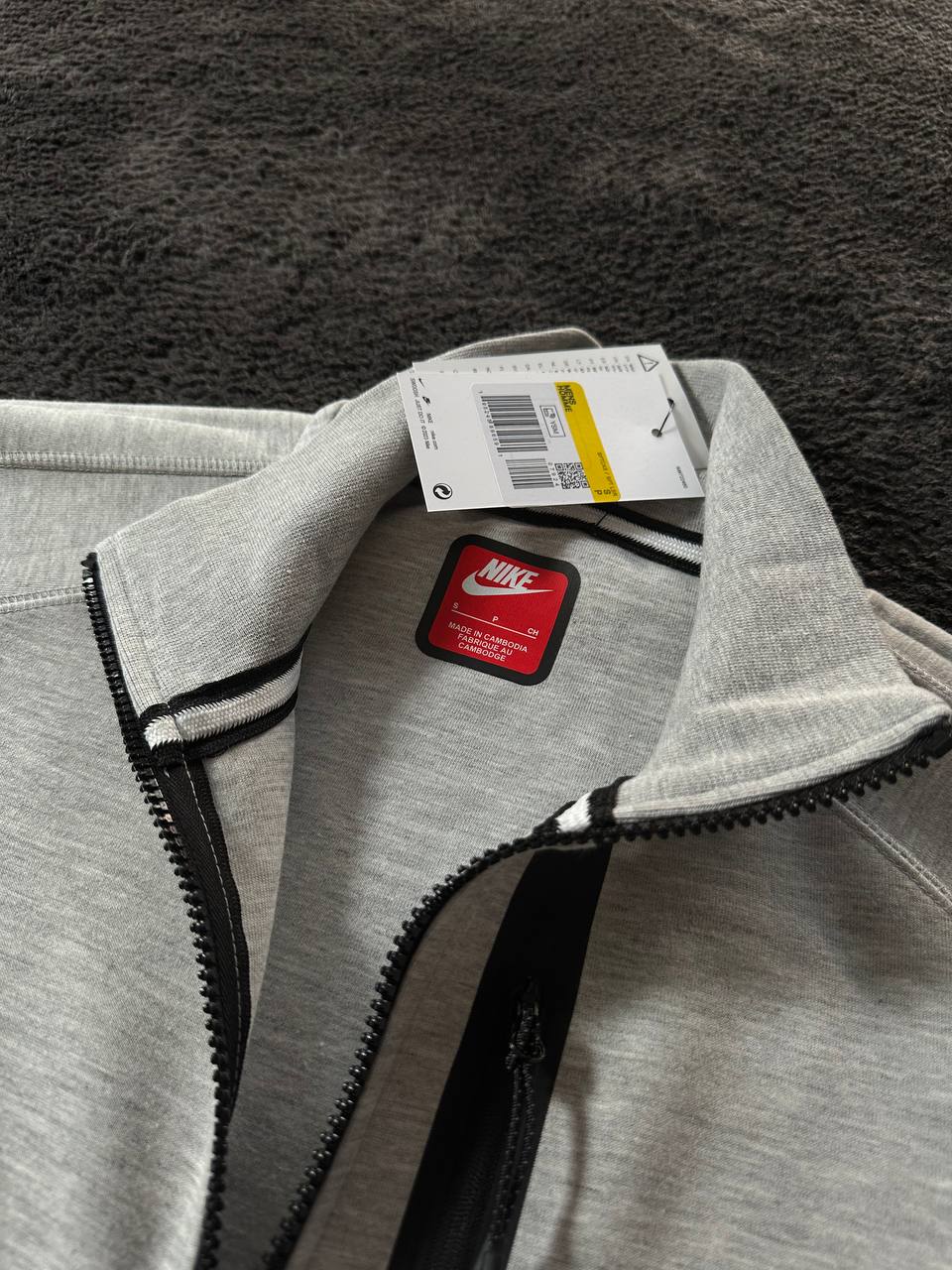 Tech Fleece OG Hırka - Gri Melanj