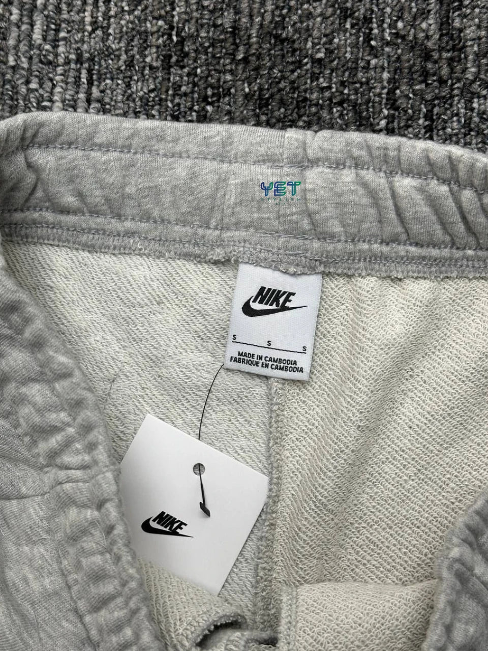 Sportswear Club Şort - Gri Melanj