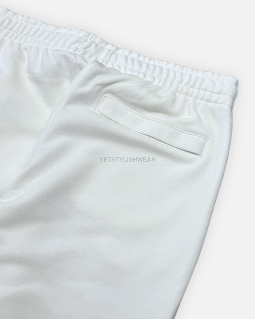 Club Fleece Eşofman Altı (Lastik Paça) - Ekru Beyaz