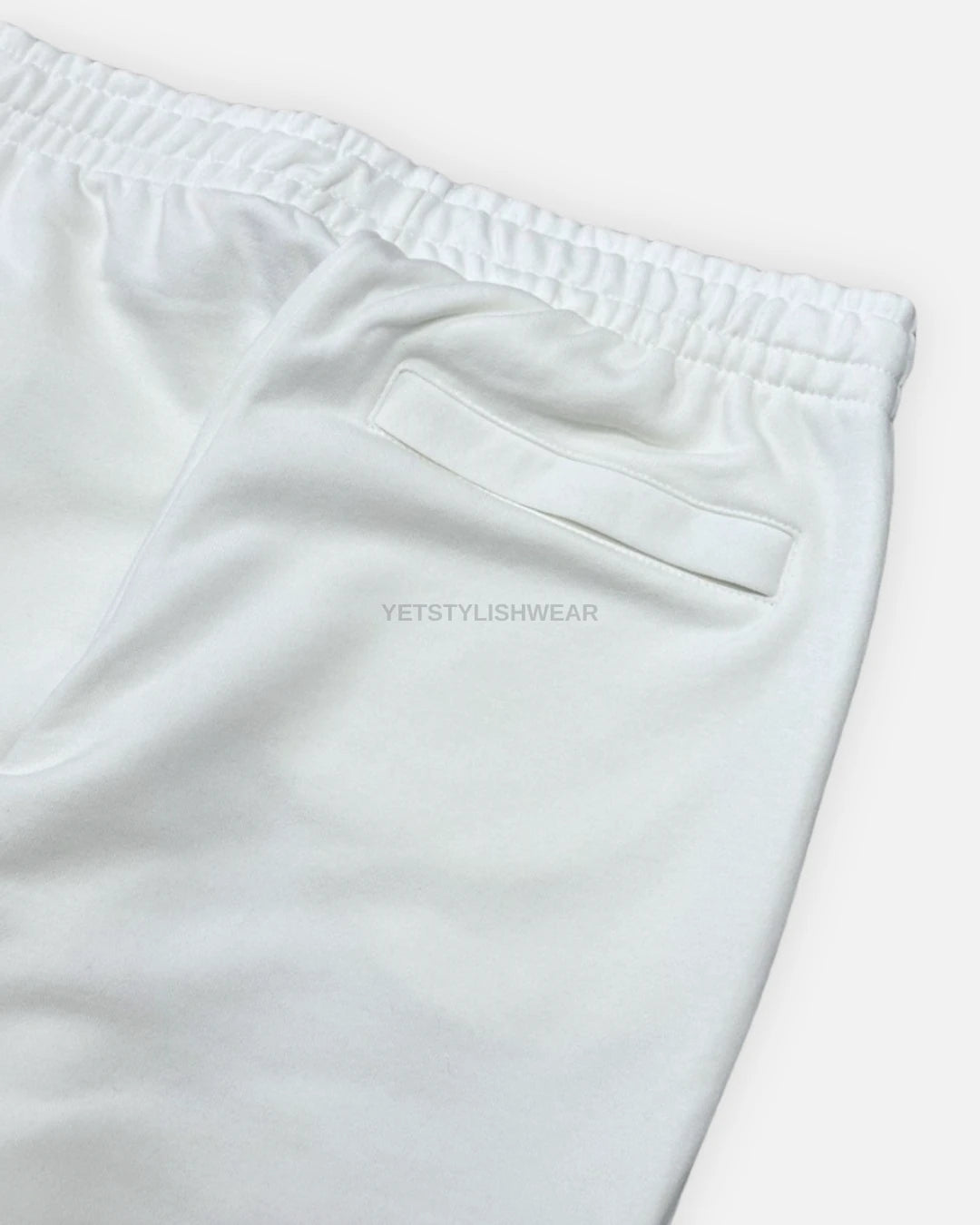 Club Fleece Eşofman Altı (Lastik Paça) - Ekru Beyaz