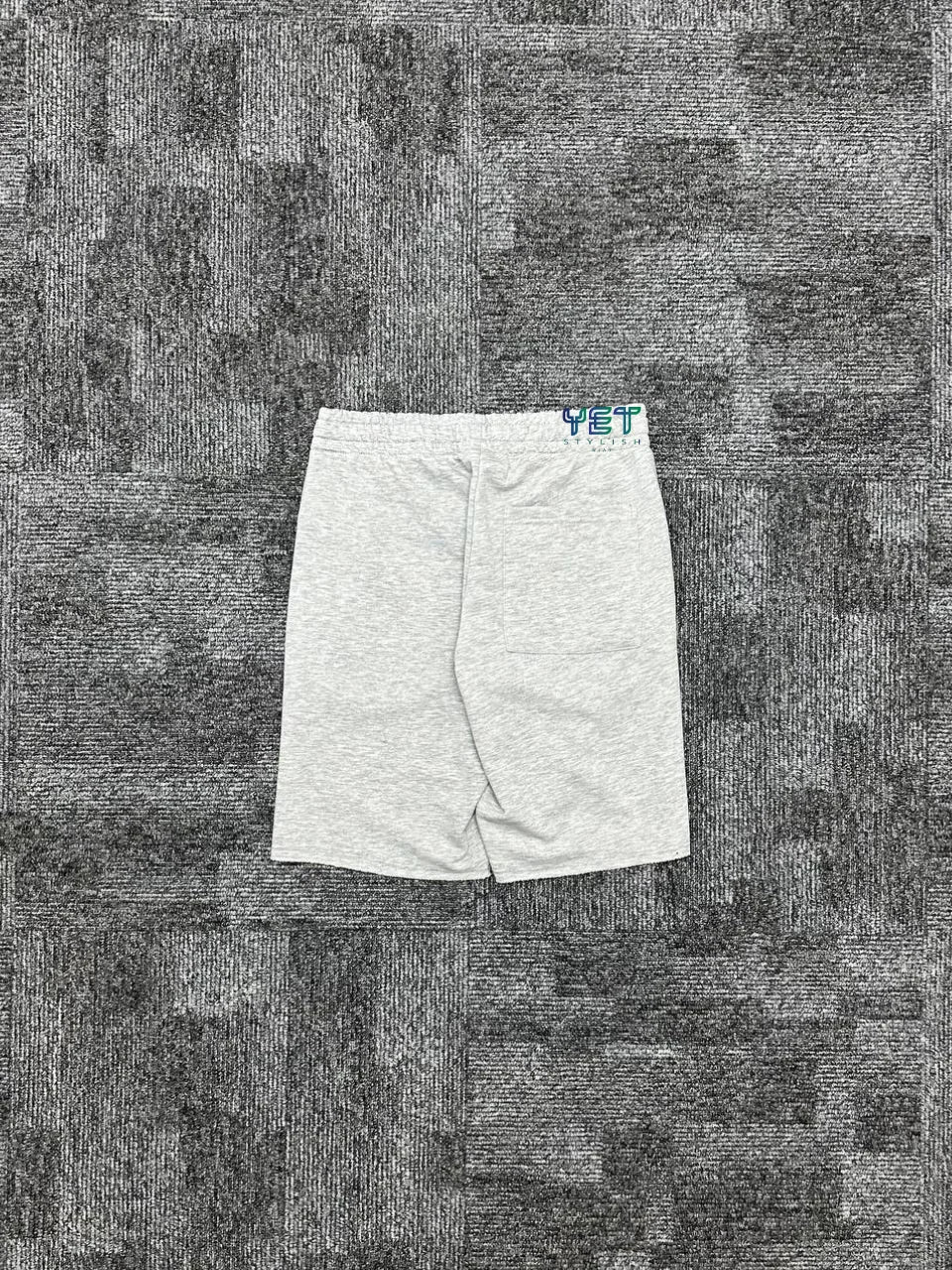 Jersey Şort - Gri Melanj