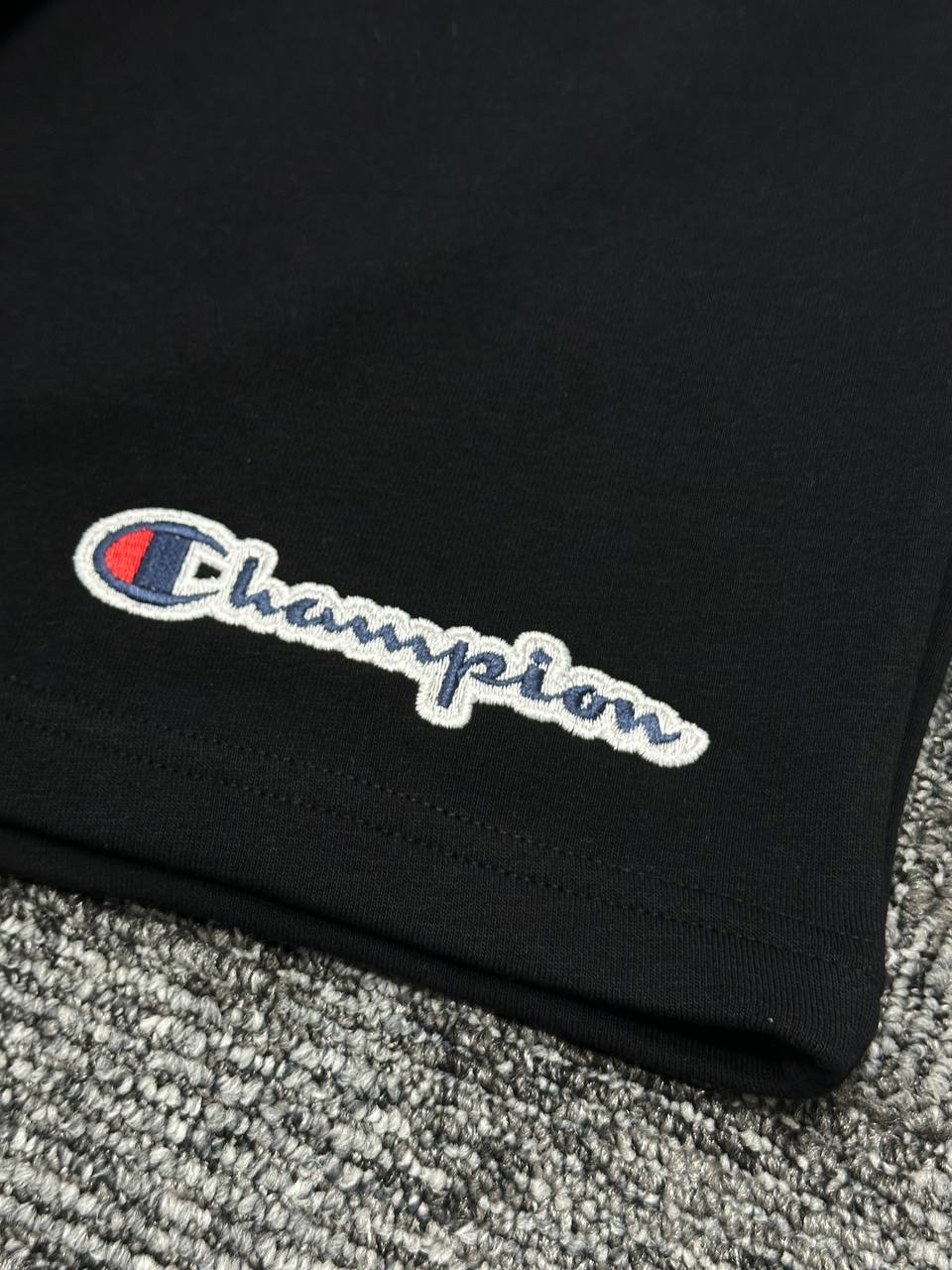 Heavyweight Jersey Script Şort - Siyah