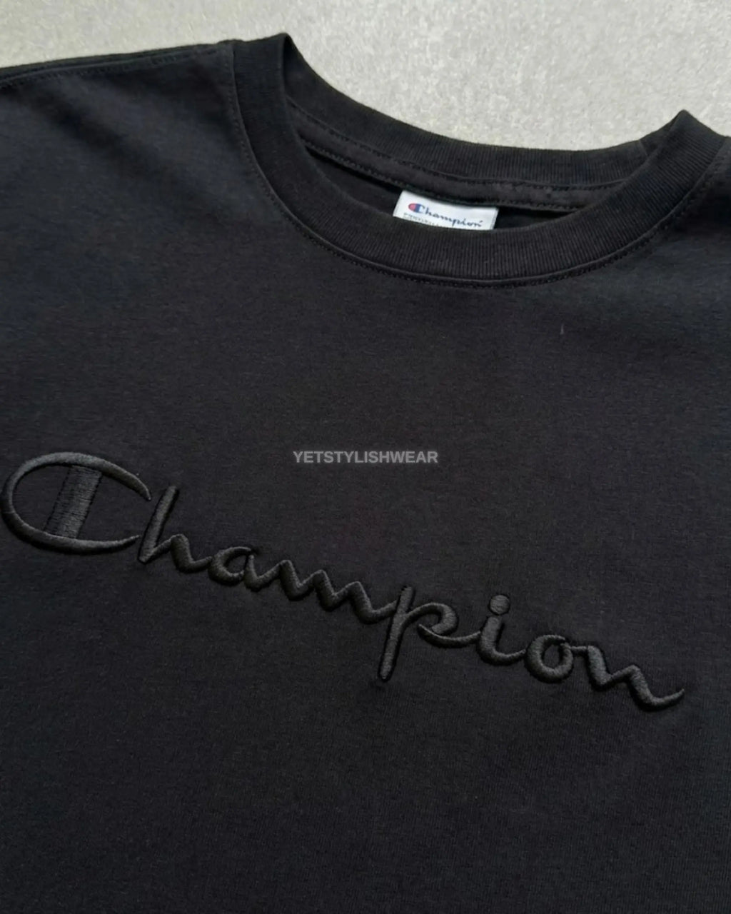 Big Logo Crewneck Tişört - Siyah