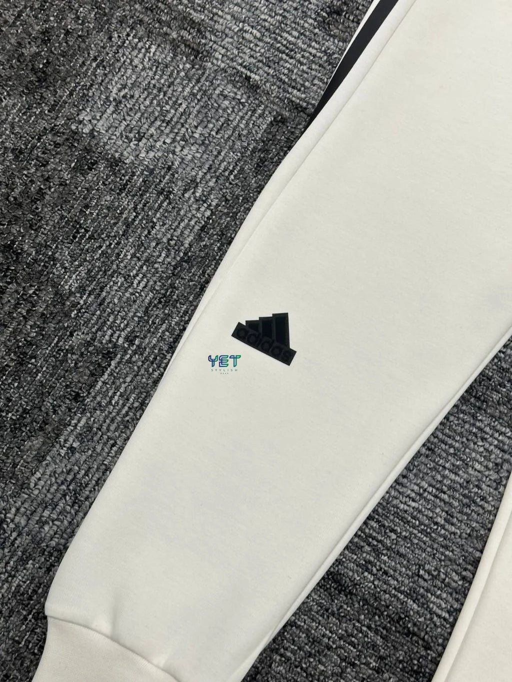 Future Icons 3-Stripes Eşofman Altı - Ekru Beyaz