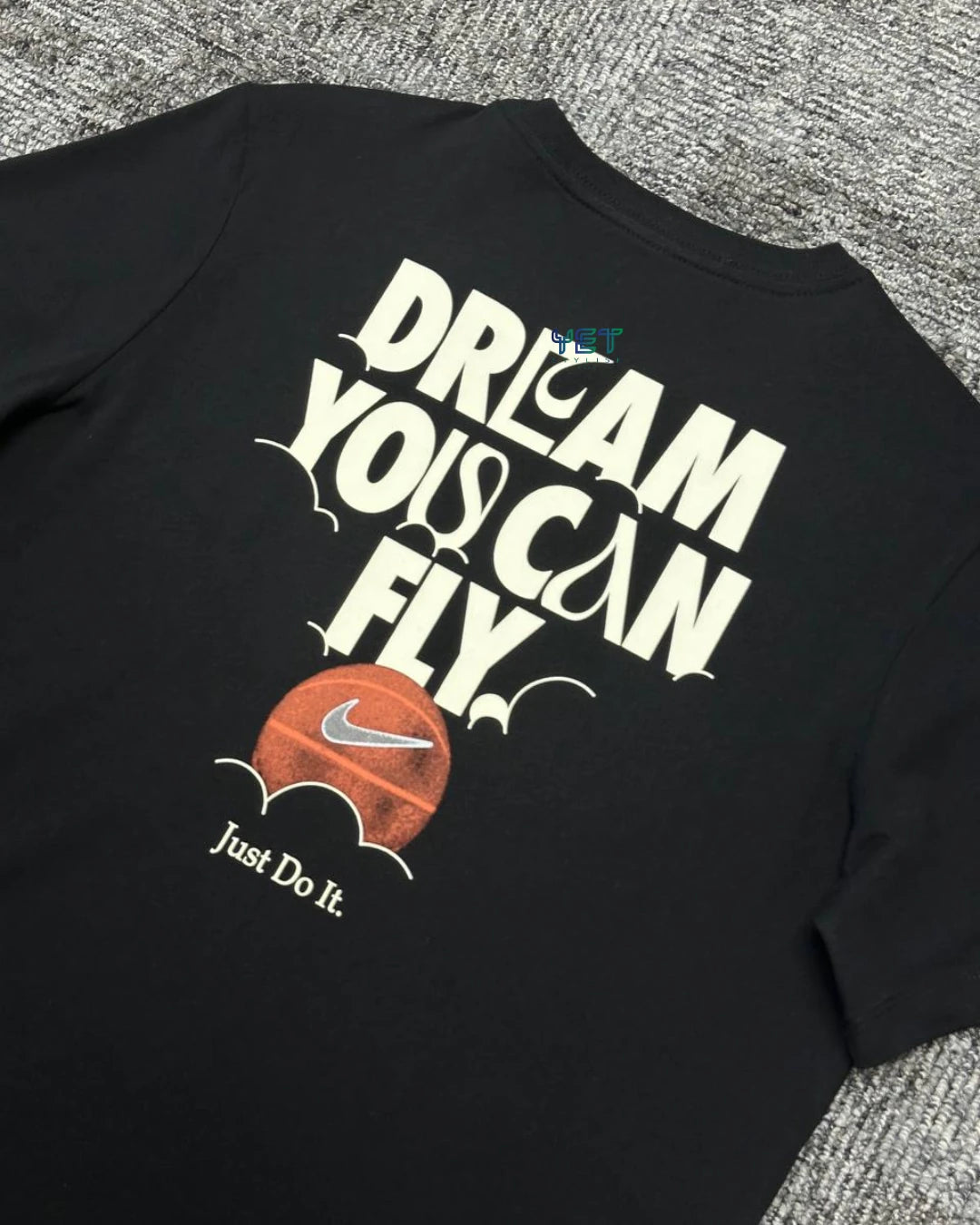 Max90 "Dream You Can Fly" Tişört - Siyah