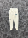 Double Swoosh Eşofman Altı - Ekru Beyaz