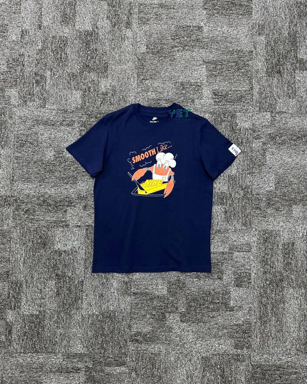 Sportswear "Smooth" Tişört - Lacivert