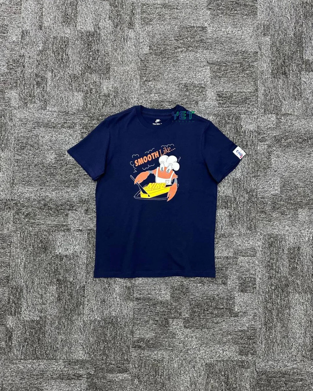 Sportswear "Smooth" Tişört - Lacivert