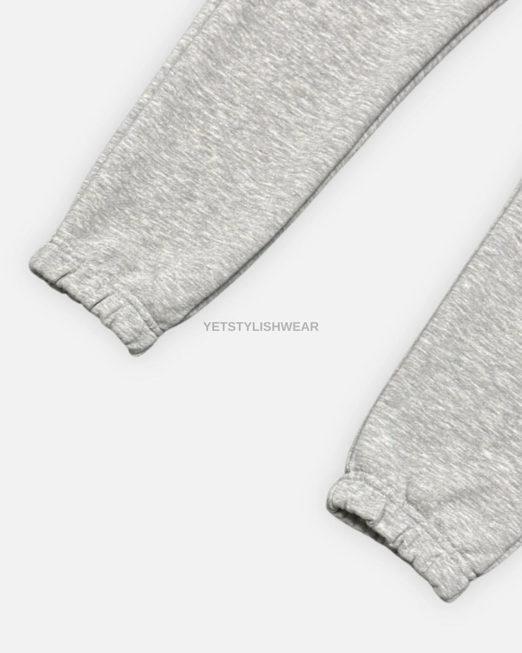 Club Fleece Eşofman Altı (Lastik Paça) - Gri Melanj