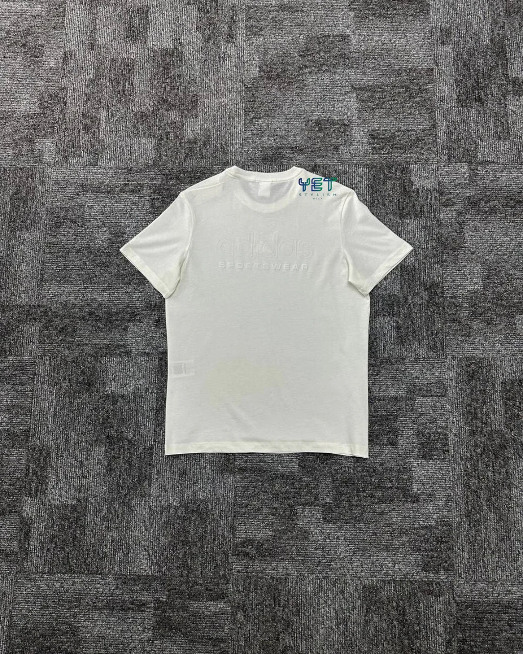 Sportswear Tişört - Ekru Beyaz